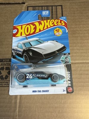 Hot Wheels 2026 High-Tail Chaser HW Mods 1/5 #47/250 Silver Blue BZ Racing