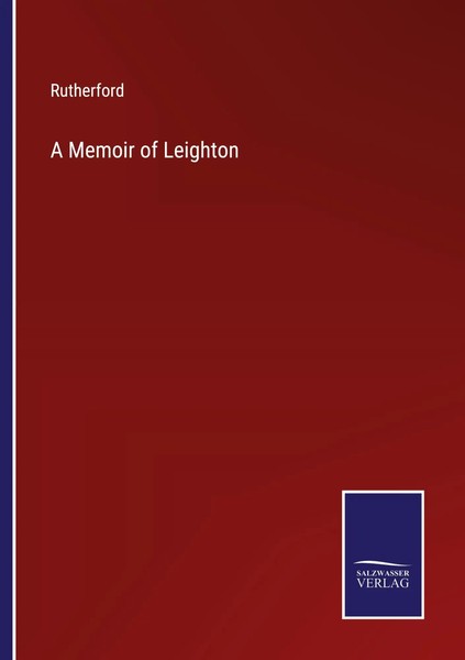Rutherford | A Memoir Of Leighton | Taschenbuch | Englisch (2022) | Outlook-image