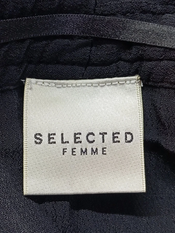 SELECTED Cárdigan Mujeres Chaqueta Talla EU 38 negro look casual - Imagen 4 de 4
