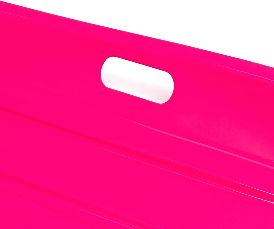 35-дюймовые детские пластиковые санки-тобогганы Best Choice Products с выдвижной веревкой, 2 ручки - Изображение 4 из 4