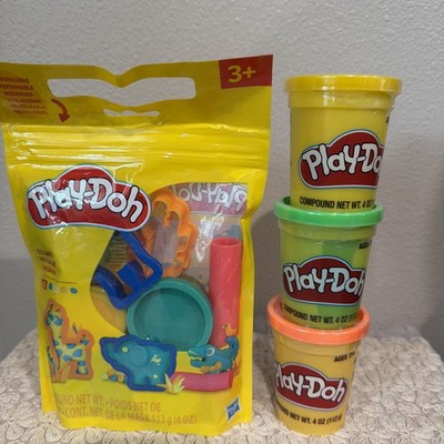 NEW Play-Doh Mini Safari Set w/ 4oz Compound & Animal Cutters + 3 more (4oz) doh