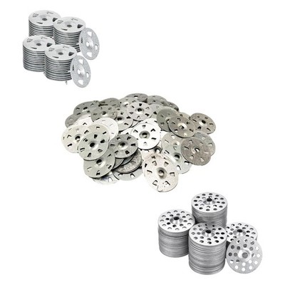 200x Flat Gaskets Pin Fasteners Load Spreading Washer Foam Board Fasteners