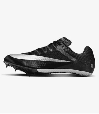 New Nike Track Zoom Rival Low Black Metallic Silver DC8753-001 Men US9