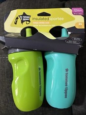 Tommee Tippee Insulated Sportee Sippy Cups 9oz BPA-Free Easy Clean 12m