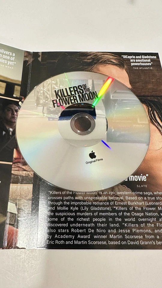 Killers of the Flower Moon FYC DVD 2023 Leonardo - Image 2 of 2