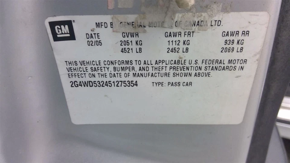 Driver Left Rear Window Regulator Fits 05-09 ALLURE 1695141 Foto 3 de 4