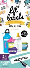 Waterproof Write-On Food Labels, Freezer & Dishwasher Safe, USA Made