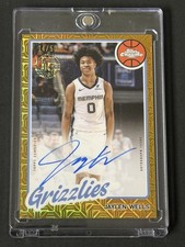 2025 Topps 80CA2-JW Jaylen Wells Auto Gold Mojo Refractor /50