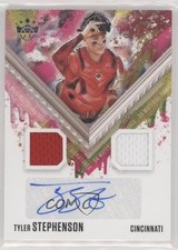 2021 Panini Diamond Kings DK Material Signatures Tyler Stephenson Auto 0kp1