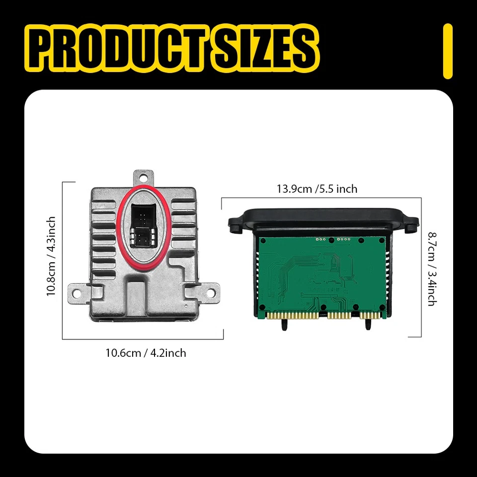 Módulo LED bombilla de lastre de xenón derecha para BMW 528i xDrive 2012-2013/híbrido activo 5 Foto 4 de 4