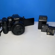 Panasonic LUMIX FZ300 12.8 MP 4k Digital SLR Camera 2 Batteries Charger Tested