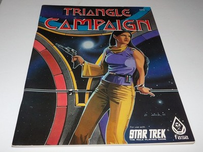''STAR TREK'' THE ROLE PLAYING GAME - 1985 THE TRIANGLE CAMPAIGN - HARD TO FIND