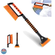 Ice Scraper and Snow Brush for Car Windshield, 24.75" Removable Snow Removal ...