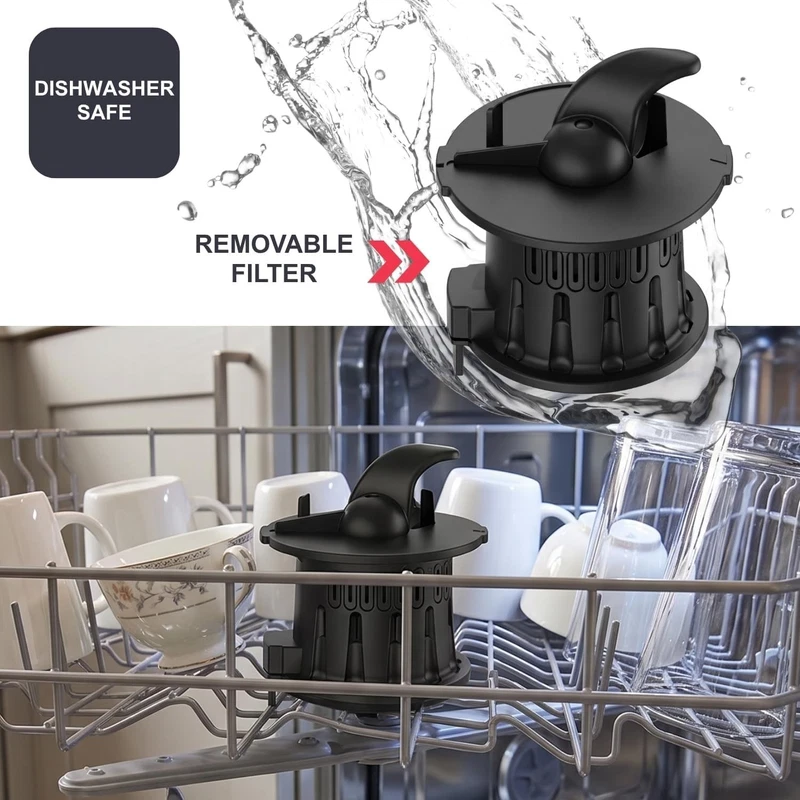 Estrattore di Succo a Freddo BLACK e Decker Spremitura Frutta e Verdura 200 Watt, fotografia 6 di 10