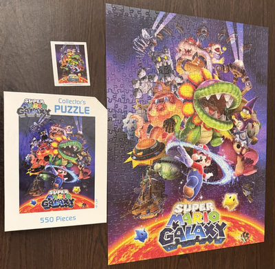 THE SUPER MARIO GALAXY 入場者特典 PSA10 5連番 Complete Nintendo Super Mario Galaxy Collector's Puzzle 550 Piece