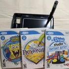 Nintendo Wii Game Tablet- U Draw Studio, Pictionary, And SpongeBob Squigglepants