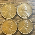 1923-24-25-26-p Wheat Lincoln Pennies AU Condition $10.95 Free Shipping.