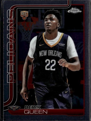 Derik Queen – 2025-26 Topps Chrome Basketball · Base Cards #263 Derik Queen