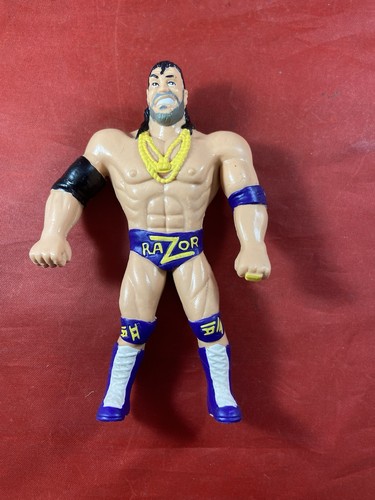 Razor Ramon WWF Bend-Ems 1994 JusToys WWE Wrestlin...