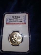 2008 D James Monroe Presidential Dollar BU Clad Coin