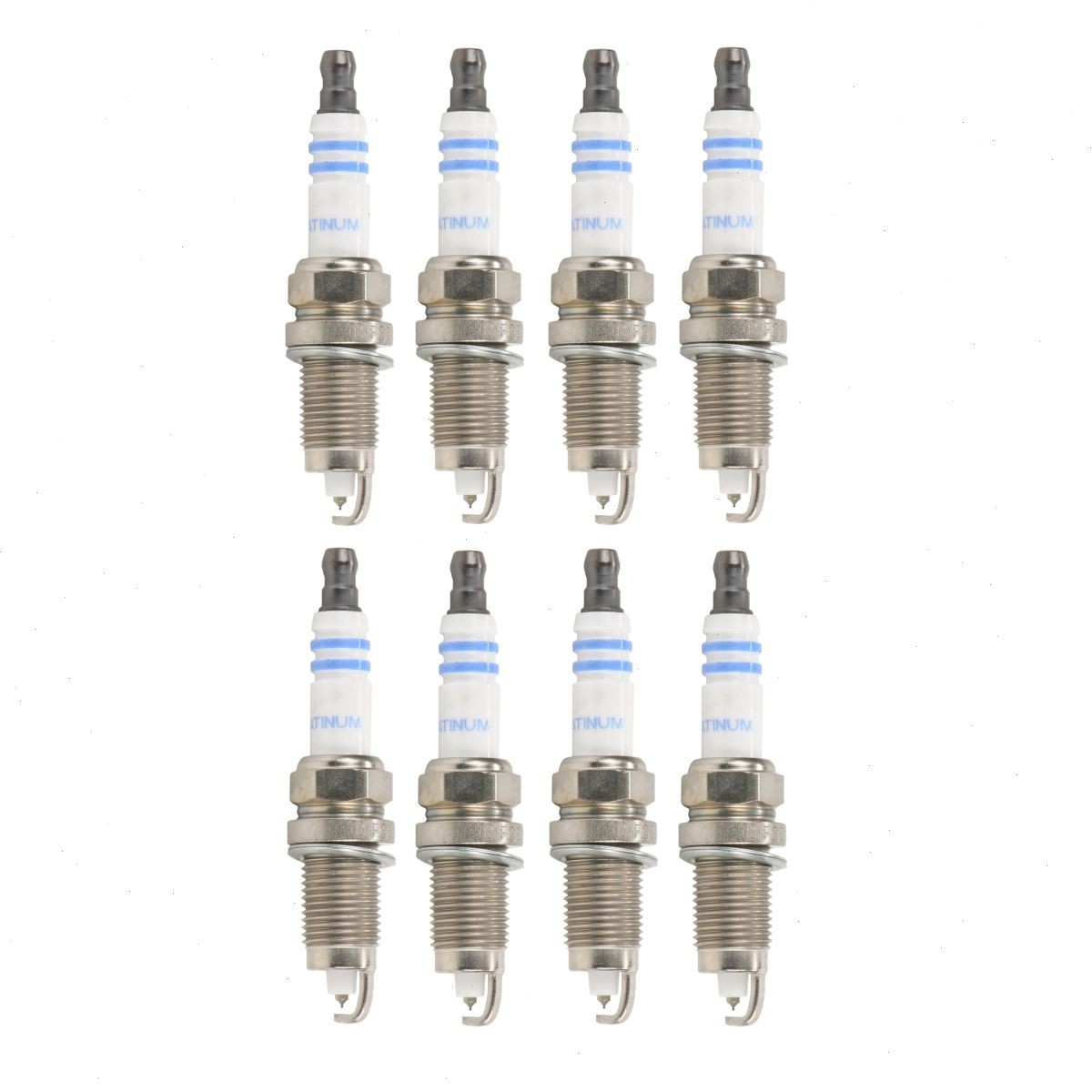 8 pc Bosch 6717 Platinum Spark Plugs for 7252 7096 Ignition Wire Secondary ua