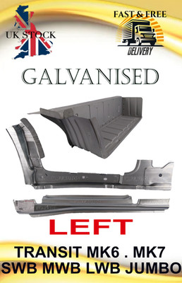 FOR TRANSIT MK6 MK7 00-14 FRONT DOOR INNER OUTER SILL DOORSTEP WHEEL ARCH SET NS
