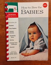 1962 How to Sew For Babies Singer Sewing Library Booklet 121 Bunting Blankets