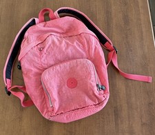 Mochila Kipling Coral Rosa Nylon Ligera Bolso Informal