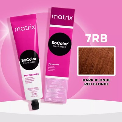 Matrix SoColor Pre-Bonded Permanent Hair Color 3oz.  Choose any Color NEW IN BOX