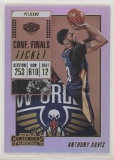 2018-19 Panini Contenders Conference Finals Ticket 107/135 Anthony Davis #81 4l3