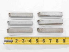 6pcs. NEW D10-883 5/8 SQUARE CARBIDE BRAZED TOOL BIT 4" OAL MADE IN USA .625 4.0
