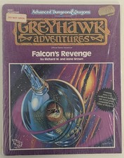 TSR AD&D 2nd Ed Greyhawk Falcon’s Revenge WGA1 Sealed RPG Module 1990
