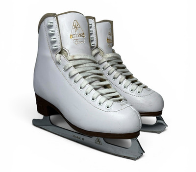 Jackson Excel Figure Ice Skates Girls Youth Size 4.5 C Mark II Blades