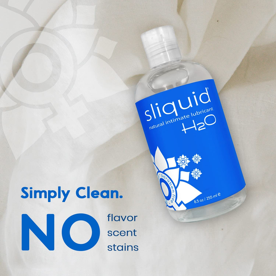 Sliquid H2O Original Water Based Lubricant, 8.5 Ounce Size Name:255 Ml