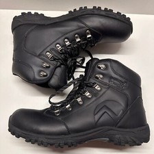 GELERT UK Leather Men's Walking Hiking Boots Black Size US 13 Camping Excellent