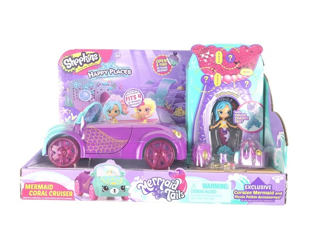 shopkins mermaid coral cruiser