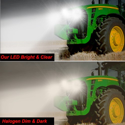 2 Pack LED headlight light bulbs for Massey Ferguson 174-4S, 231, 240, 240P - Picture 2 of 9