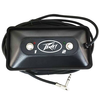 Peavey Multi-Purpose 2-Button Footswitch with LEDs