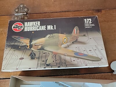 Airfix RAF Hawker Hurricane Mk. I 1/72 Scale Plastic Model Kit #02067 ...