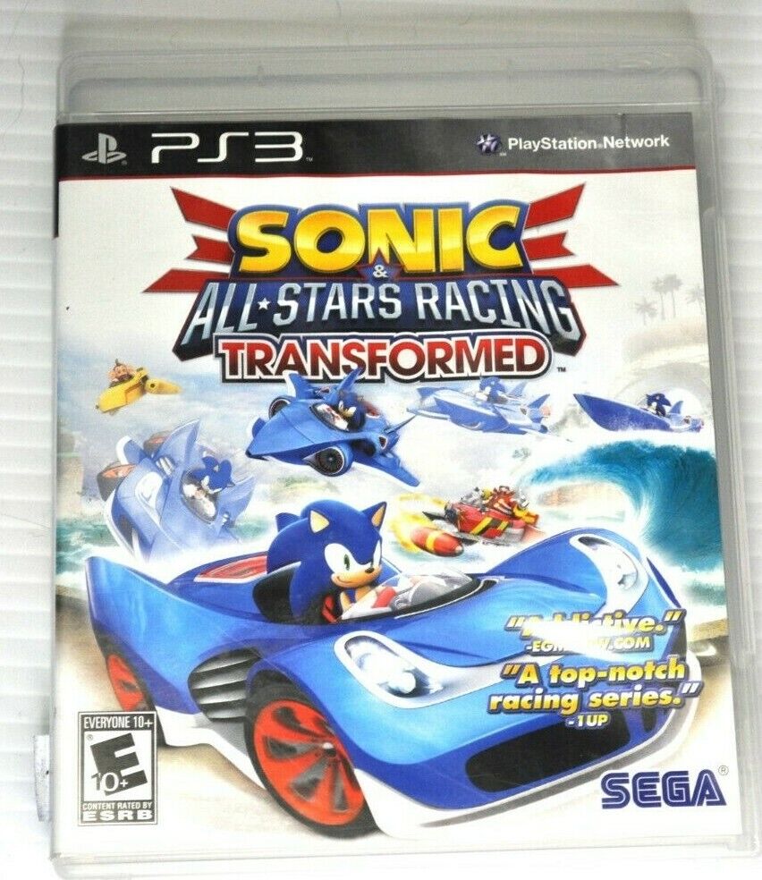 Jogo Sonic & All Stars Racing Transformed Ps3