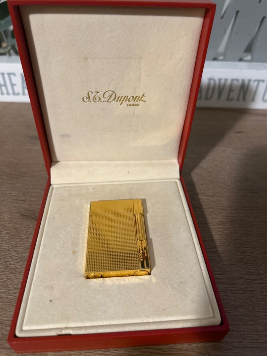 St dupont GATSBY ゴールド S.T. Dupont Ligne 2 Gatsby Gold Diamond Head Lighter | eBay