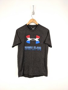 under armour red white and blue shirt