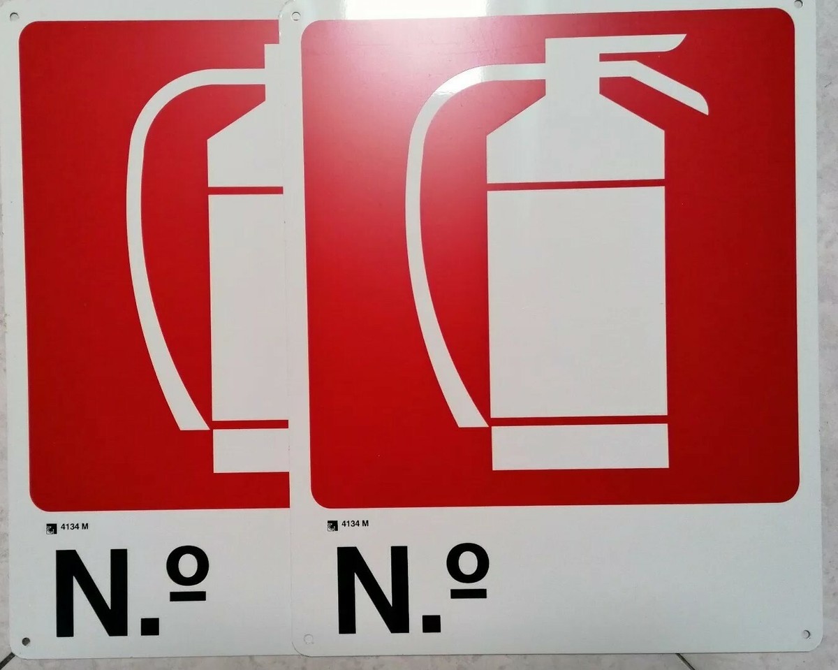 CARTELLO SEGNALETICO - ESTINTORE - Con Adesivo In Vinile E Pannello In - Foto 8