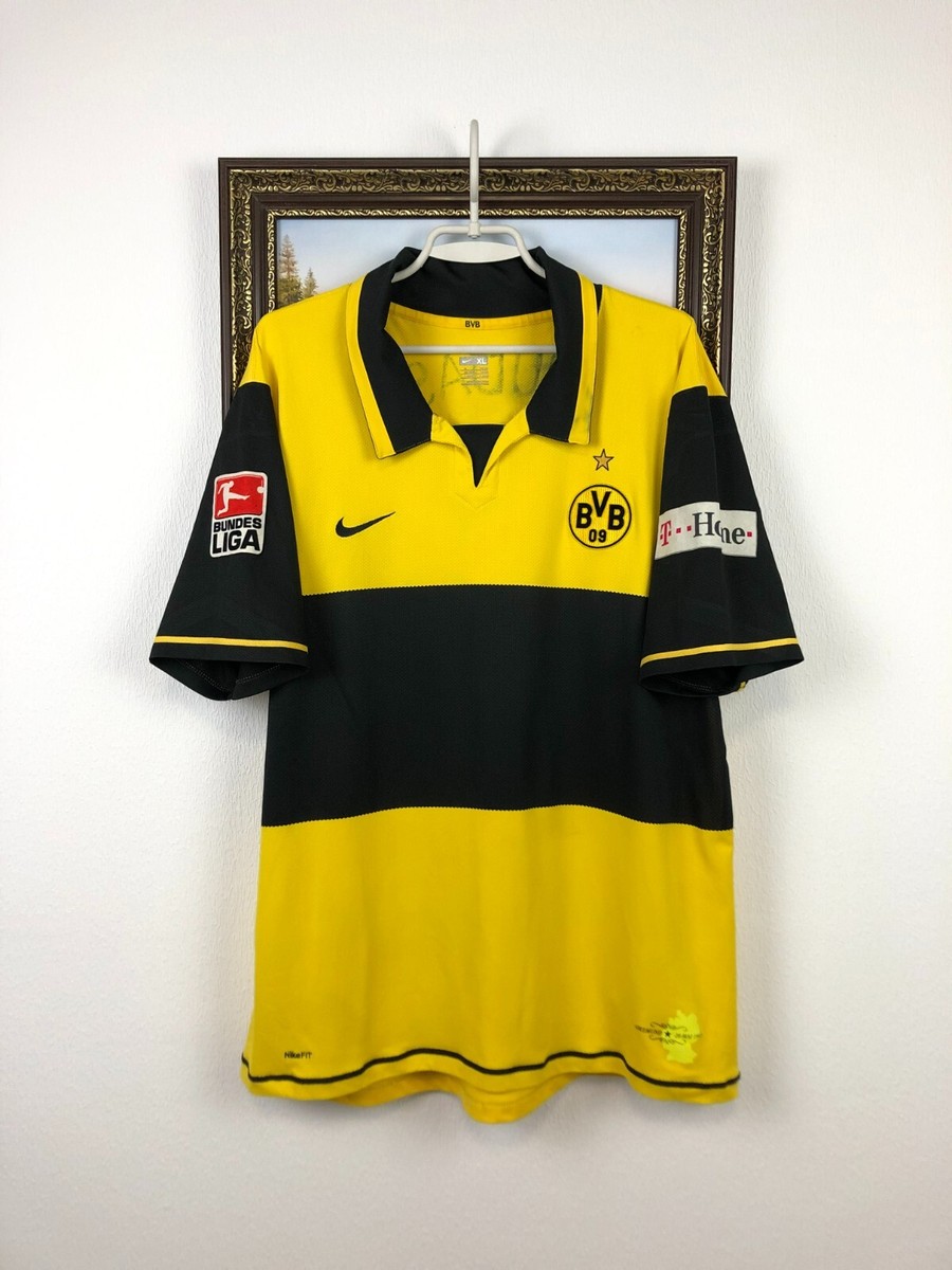 Borussia Dortmund Home football shirt 2007 Soccer #10 Petric