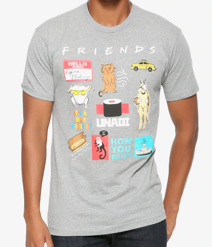 TV Show FRIENDS ICONIC MOMENTS T-Shirt 