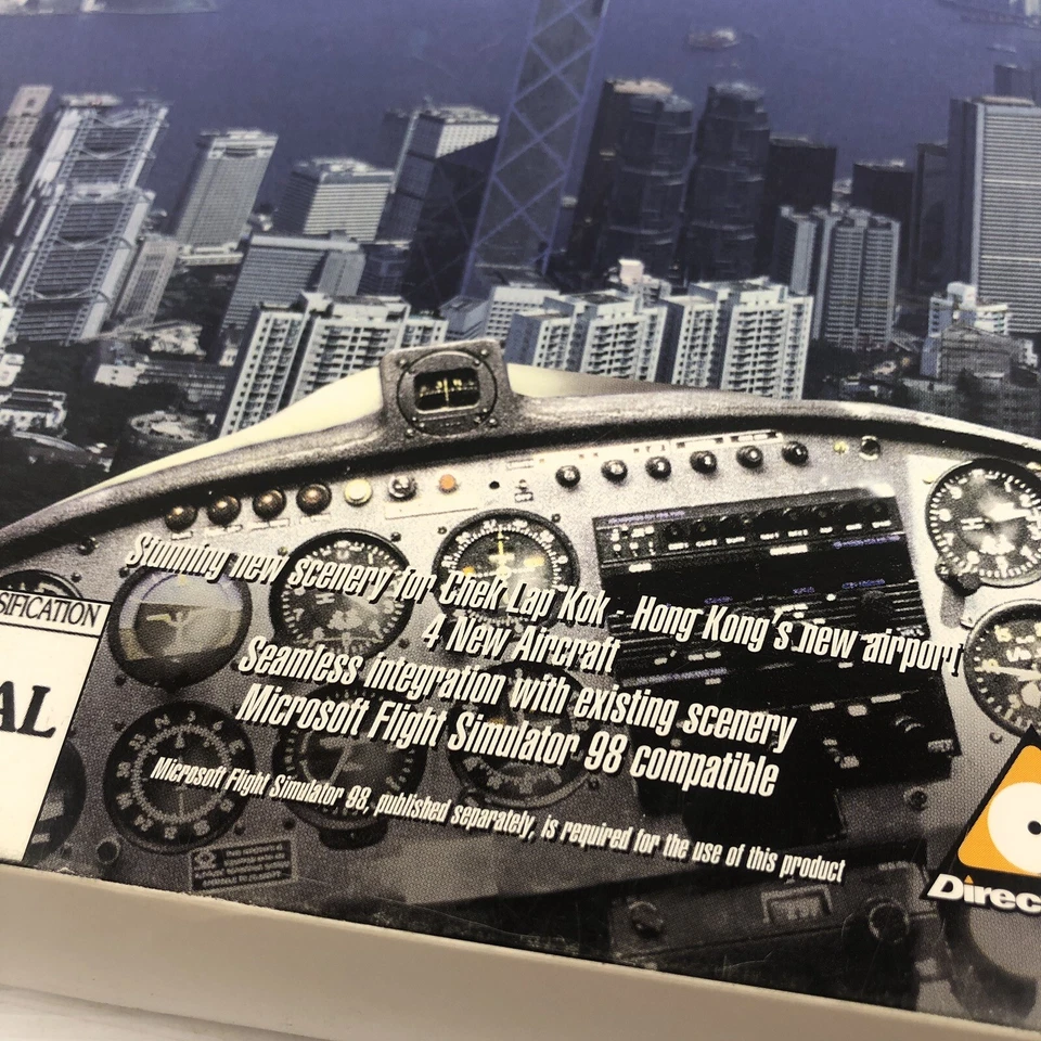 Hong Kong 99 Additional Scenery For Microsoft Flight Simulator Big Box Pc Game - Image 2 of 4