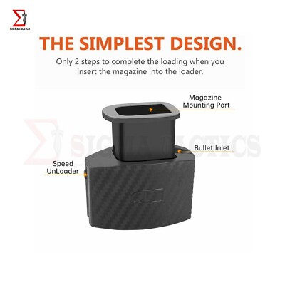 Magazine Speed Loader for SIG365 S&W Shield  9mm/.40 Glock 17,19,22,23,26,27,34