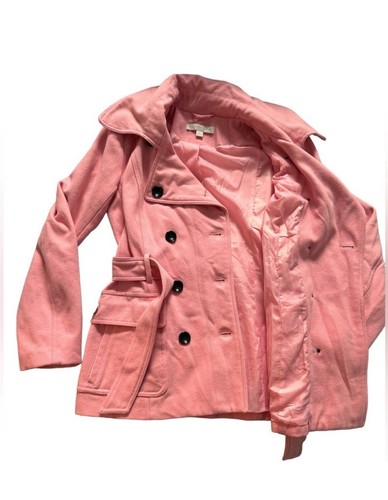 New York and Company Pink Coat, Size Small - Picture 3 of 8