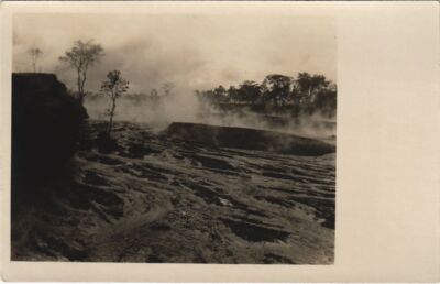 PC VOLCANO MERAPI INDONESIA REAL PHOTO (a26318)