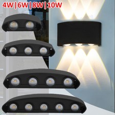 LED Wandleuchte Innen Außen Wandlampe Flur Strahler Licht Up Down 4W-10W Modern